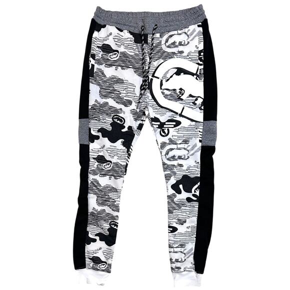 Ecko Unlimited Other - Ecko Unltd Men's Sweatpants Side Coloblock Camo Fleece Jogger
